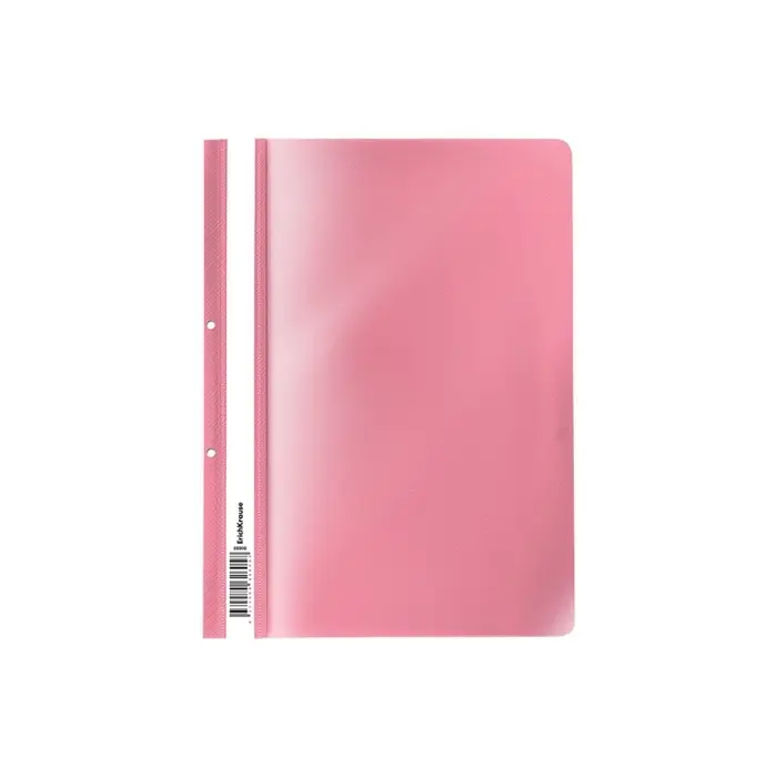 Папка-скоросшиватель A4, 180 мкм, ErichKrause "Diagonal Pastel", с перфорацией, с тиснением "диагoналь", микс