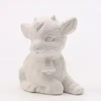 Фигурка декоративная &laquo;Козленок Тиша&raquo;, неокрашенная, 7&times;8&times;5 см, белая