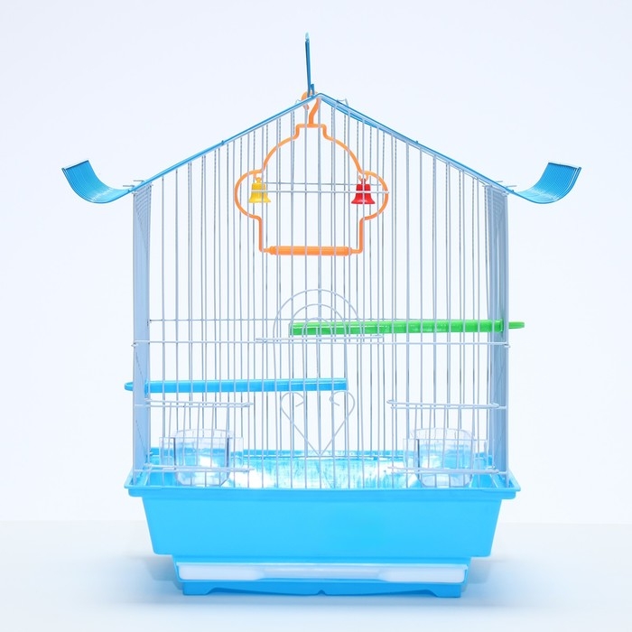 Клетка для птиц укомплектованная Bd-1/1d, 30 х 23 х 39 см, голубая Клетка для птиц укомплектованная Bd-1/1d, 30 х 23 х 39 см, голубая