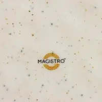 Блюдо фарфоровое сервировочное Magistro Poursephona, d=24 см, бежевый