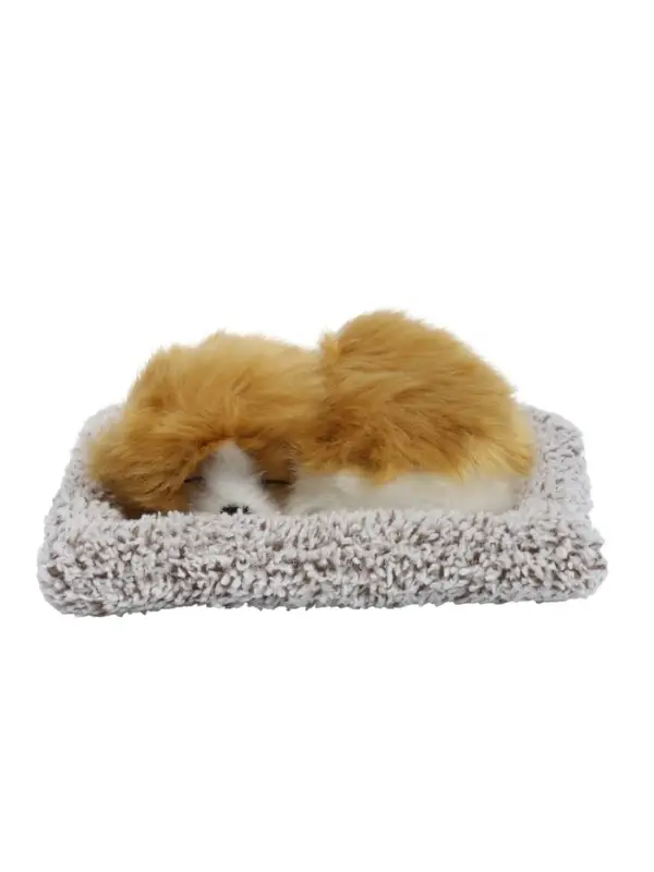 Игрушка на панель автомобиля &laquo;Собака на подушке&raquo; бело-рыжий