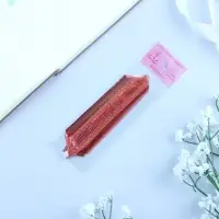 Подарочный бант - шар No3.2 полоса, красный, для упаковки подарков