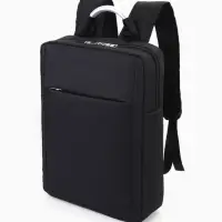 Рюкзак городской на молнии, наружный карман, размер 29&times;11&times;43 см, чёрный