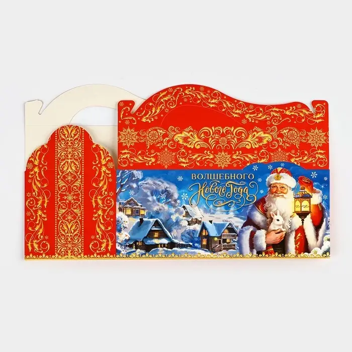 Коробка подарочная новогодняя складная «Волшебного Нового года», 23 х 10 х 10 см Коробка подарочная новогодняя складная «Волшебного Нового года», 23 х 10 х 10 см