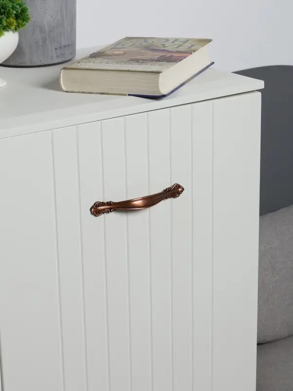 Ручка-скоба мебельная PC181, 96 мм, цвет медь