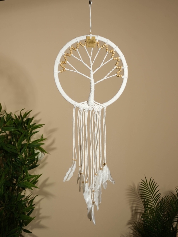 Ловец снов "Белое дерево" 32х90 см.