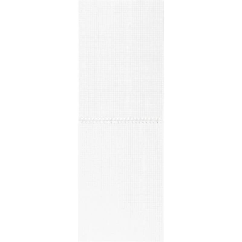 Блокнот А4,80л,клетка,метал.гребень,цв.обложка Forma