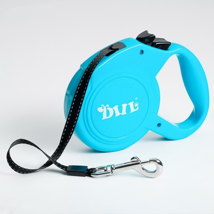 Рулетка DIIL, 5 м, до 30 кг, лента, голубая Рулетка DIIL, 5 м, до 30 кг, лента, голубая