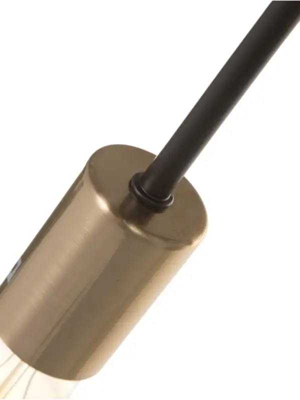 Люстра &laquo;Узел&raquo; 3&times;40 Вт Е27 черный/латунь 52&times;52&times;36 см