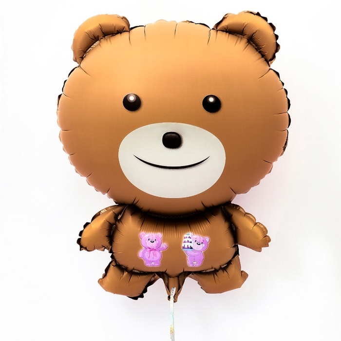 Шар фольгированный 25 Шар фольгированный 25" «Мишка», матовый