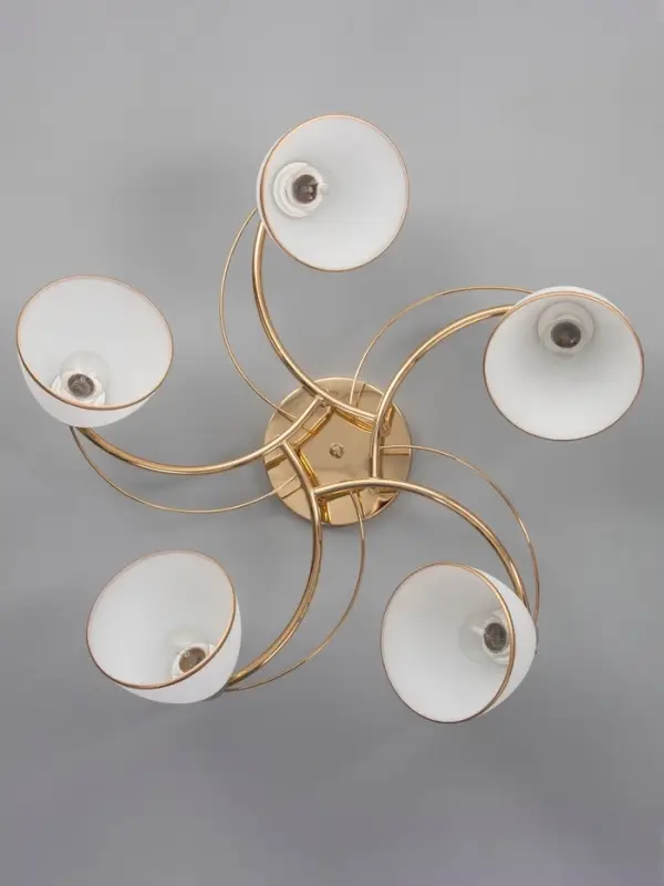 Люстра потолочная BayerLux &laquo;Андер&raquo;, 5хЕ27, 40 Вт, золото, 44&times;44&times;24 см