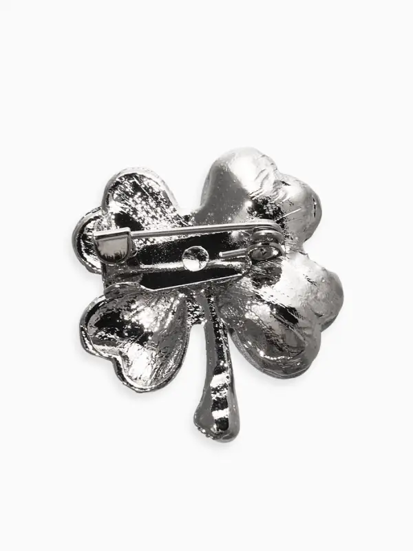 Брошь &laquo;Клевер&raquo;, МИКС, (неделимая фасовка 12 шт. цена за шт.)