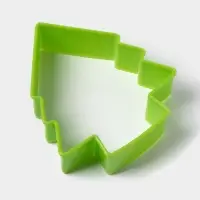 Формы для печенья новогодние Доляна &laquo;Ёлочка&raquo;, набор 5 шт., пластик, разноцветные