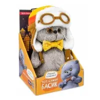 Мягкая игрушка &laquo;Кот Басик - авиатор&raquo;, мультсериал, 19 см