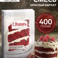 Мучная смесь &laquo;С. Пудовъ&raquo;, Красный бархат, 400 г