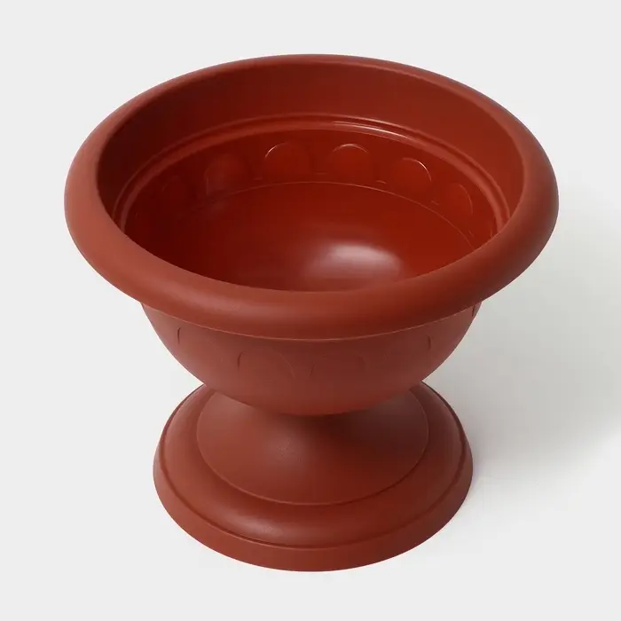 Вазон для цветов &laquo;Колывань&raquo;, 5.3 л, d=30 см, h=24 см, терракотовый