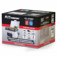 Холодильник автомобильный AVS CC-27WBC(программное цифровое управление, USB-порт) 27л 12V/24V/220V