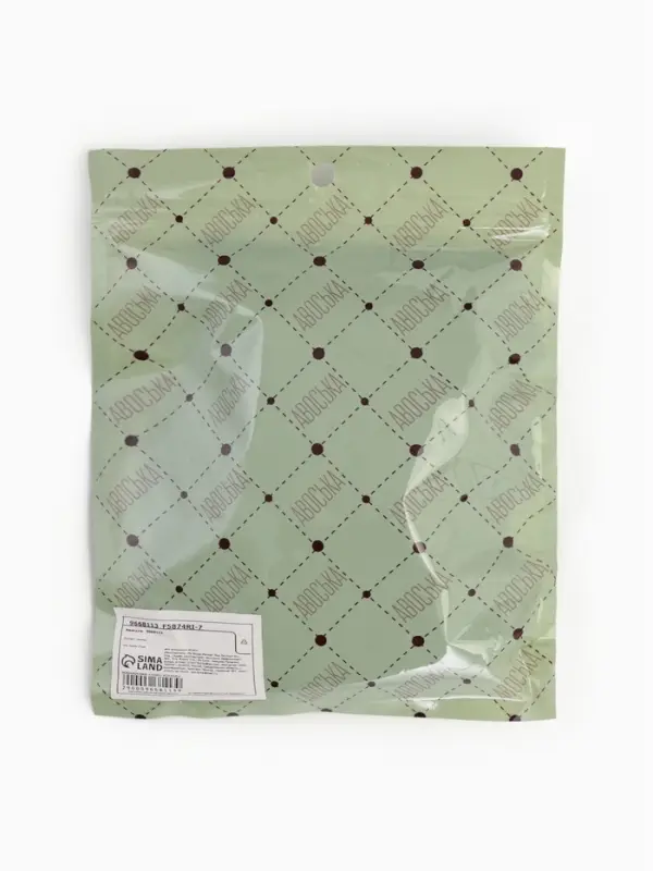 Сумка - авоська плетёная, клетка 1.5 см, чёрная