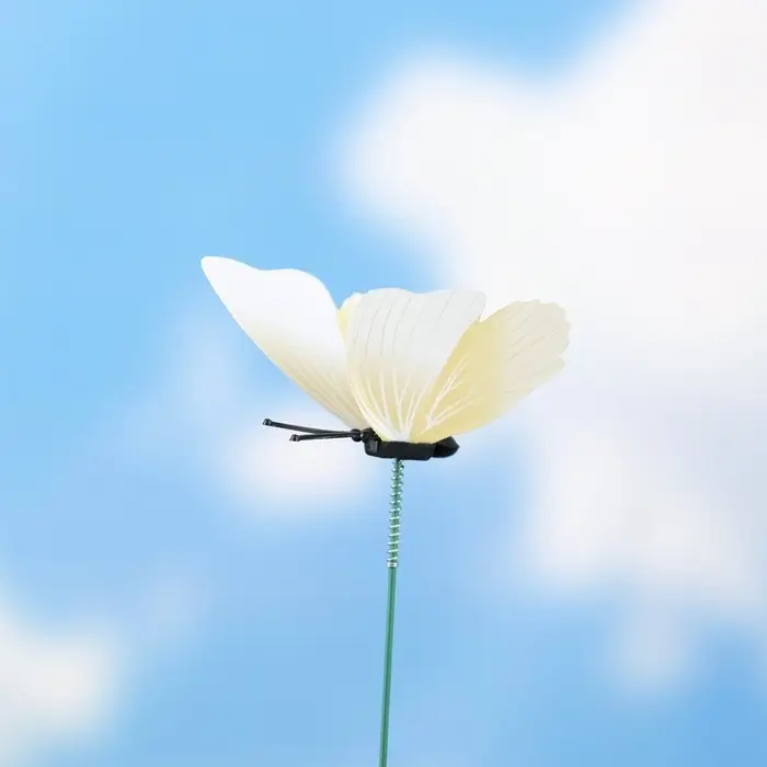 Штекер Штекер "Бабочка Элен" 7см, длина 30см, белая