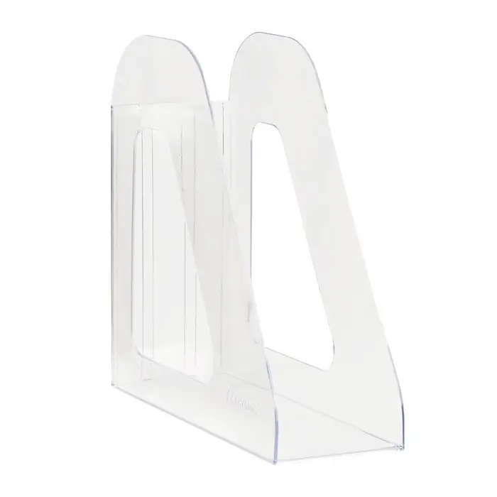 Лоток для бумаг вертикальный "Фаворит", прозрачный