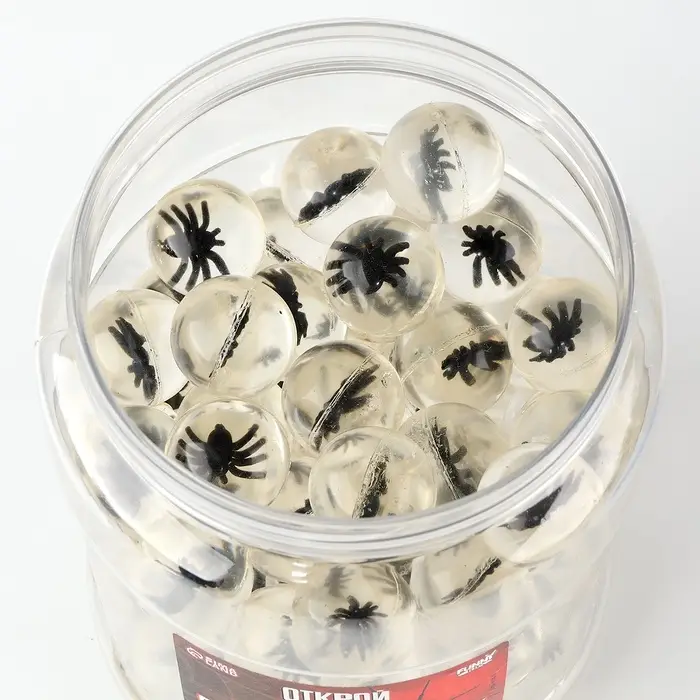 Мяч каучуковый, попрыгунчик «Открой superспособности», в банке, 80 шт,цвета МИКС Мяч каучуковый, попрыгунчик «Открой superспособности», в банке, 80 шт,цвета МИКС