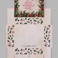 Коробка подарочная складная &laquo;Новогодние подарки&raquo;, 31&times;24.5&times;8 см