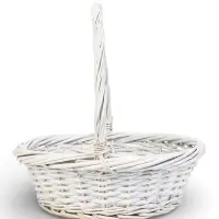 Набор корзин 3 шт ИВА 40x40x14 32х32x12 27х27x10 см ПЛЕТ ручка h=20/18/16 см