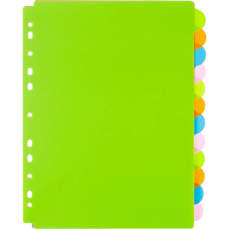 Разделитель листов A4+, 12 л.,полукруг, Attache Selection