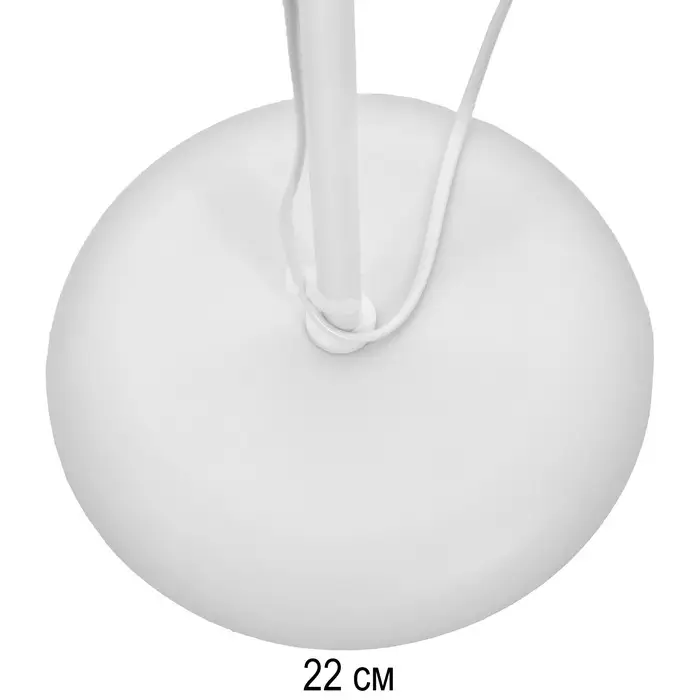 Торшер BayerLux &laquo;Тренд 2&raquo;, Е27 + 1хЕ27, 2&times;40 Вт, 22&times;22&times;180 см, белый