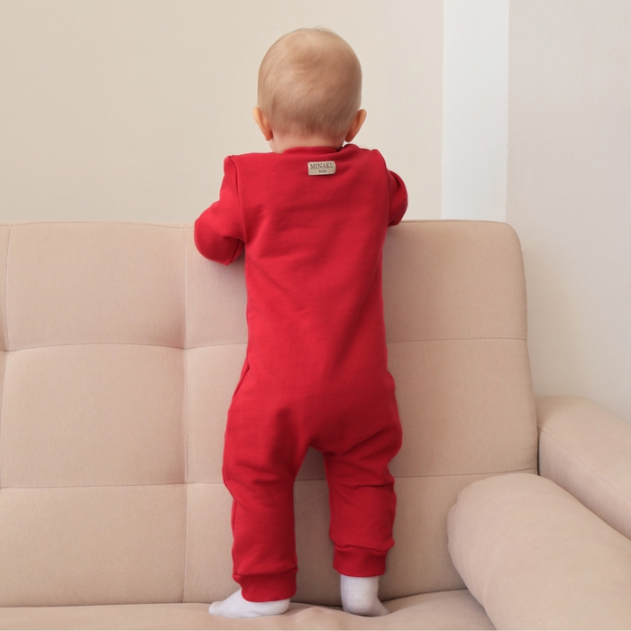 Комбинезон детский MINAKU цвет красный, рост 74-80 см Комбинезон детский MINAKU цвет красный, рост 74-80 см
