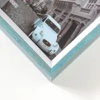 Фоторамка пластик 10х15 см "Данте" голубая лагуна 16х10,8х2,5 см