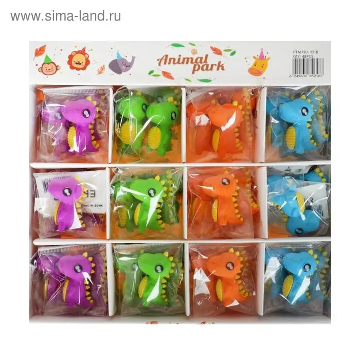 Ластик фигурный «Динозаврик», МИКС (штрихкод на штуке) Ластик фигурный «Динозаврик», МИКС (штрихкод на штуке)