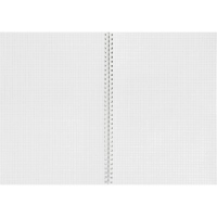 Бизнес-тетрадь А4 96л Attache Градиент Синий клетка, 65г, гребень, УФ-лак