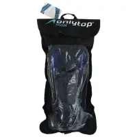 Ласты для плавания ONLYTOP, р. 38-39, чёрные, синие