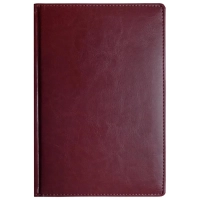 Ежедневник недатированный бордо,А5, 148x218, 352стр, Agenda
