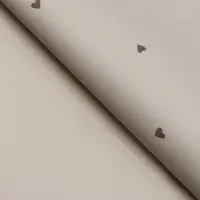 Пленка в листах, 58х58 см, "Сердечки", светлое кофе 65 микрон Пленка в листах, 58х58 см, "Сердечки", светлое кофе 65 микрон