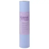 Коврик для фитнеса и йоги ONLYTOP, нескользящий, 183&times;61&times;0.6 см, цвет серый/фиолетовый