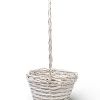 Набор корзин 2 шт, 27х77х17, 19х19х13,  лоза белый