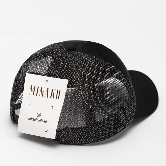 Кепка для девочки Кепка для девочки "Искра" MINAKU цвет чёрный, р-р 54