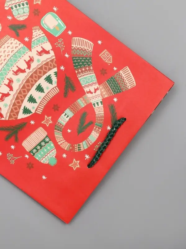 Пакет подарочный новогодний ламинированный, &laquo;Новый год&raquo;, 18&times;10&times;22.3 см