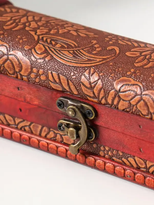 Шкатулка - купюрница дерево &laquo;Цветы&raquo;, для денег, украшений, 6.5&times;20&times;7 см