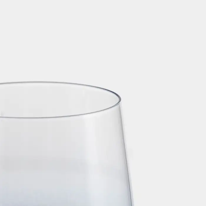 Бокал для вина &laquo;Мерцание&raquo;, 500 мл, 8.5&times;25 см, стекло, синий