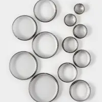 Формы для печенья Доляна &laquo;Волна&raquo;, набор 12 шт., d=3.5-10.5 см, h=3 см, нержавеющая сталь