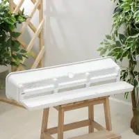 Балконный ящик для цветов, 13.6 л, 80&times;18.5&times;15 см, пластиковый, цвет мрамор