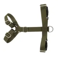 Шлейка для животных тм VETTA, нейлон, хаки/беж, обхват шеи 30-40см, обхват груди 35-43см, размер S