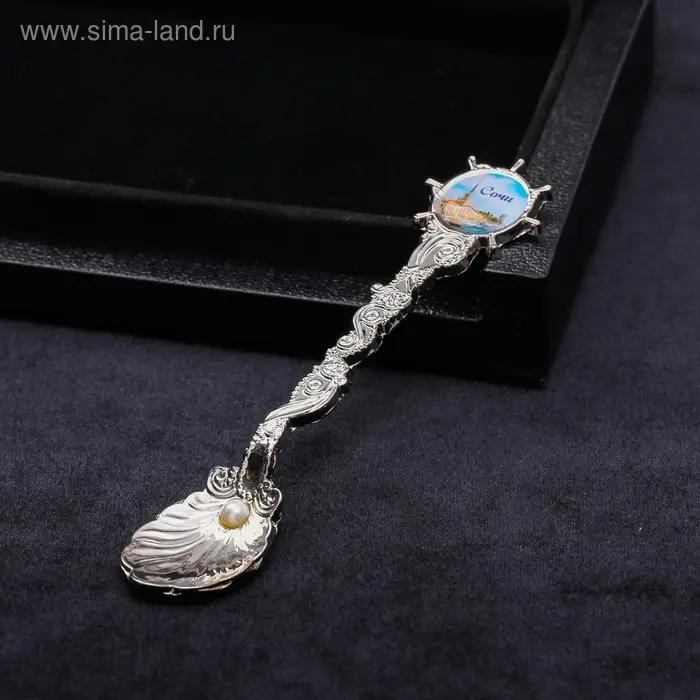 Ложка сувенирная &laquo;Сочи. Морской порт&raquo;, металл