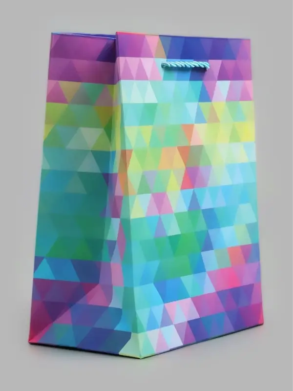 Пакет подарочный ламинированный "Лабиринт", S 18 x 23 х 10 см
