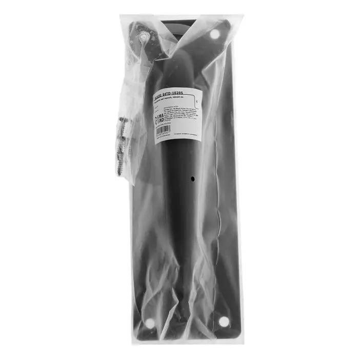 Ручка дверная, чёрная, 200&times;65 мм