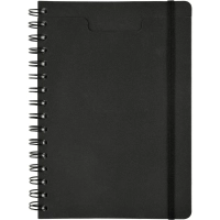 Ежедневник недатированный А5 PRAGMATIC на гребне, черный, 128л 3-748/04