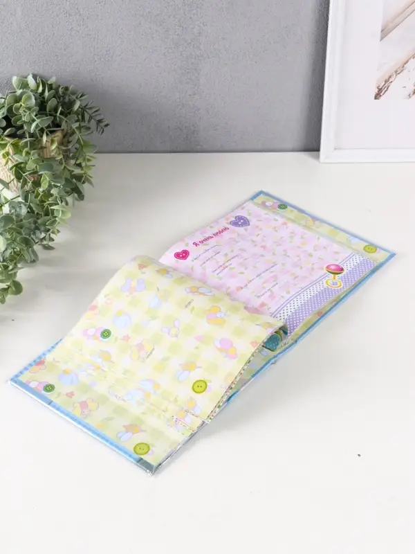 Фотоальбом-анкета, голубой